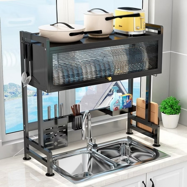 Kệ Bát Nắp Đậy VANDO – Chống Bụi, Chống Mốc