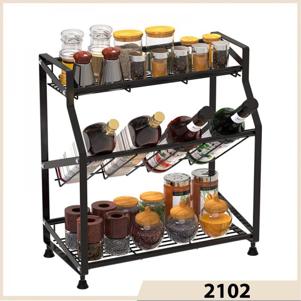 Kệ gia vị đế bằng 3 tầng tháo lắp 6198