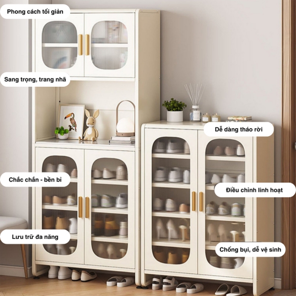 Tủ Giày Thép Carbon Cao Cấp Vando