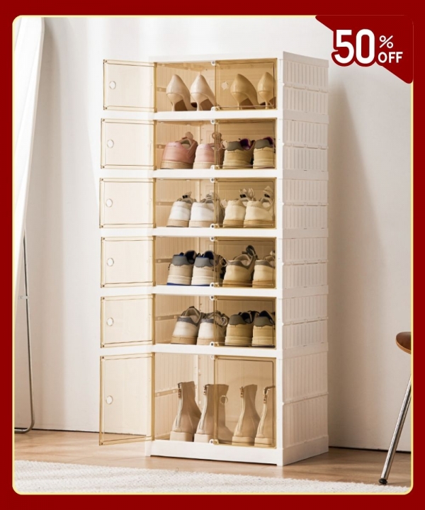 Tủ Giày Nhựa Nguyên Sinh Cao Cấp Vando