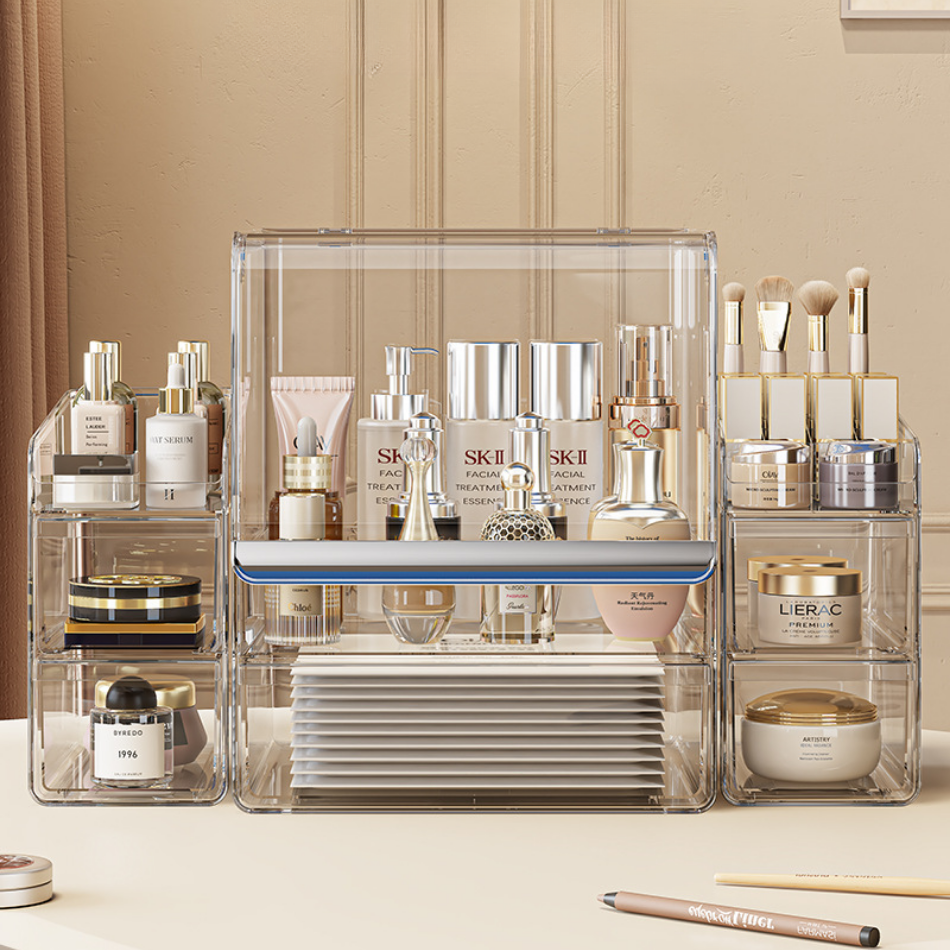 Hộp Đựng Mỹ Phẩm Trong Suốt Cao Cấp VANDO