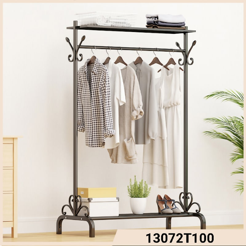 GIÁ TREO QUẦN ÁO Đa Năng 1 THANH - 2 TẦNG chính hãng Vando - Giá treo Hàn Quốc 1307
