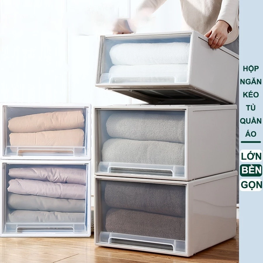 Hộp Ngăn Kéo Nguyên Sinh Đa Năng Vando – Rộng, Bền, Khóa Chắc, Kéo Mượt