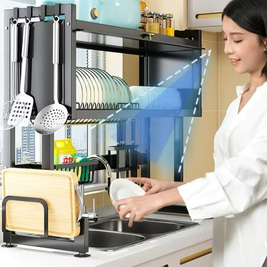 Kệ Bát Nắp Đậy VANDO – Chống Bụi, Chống Mốc
