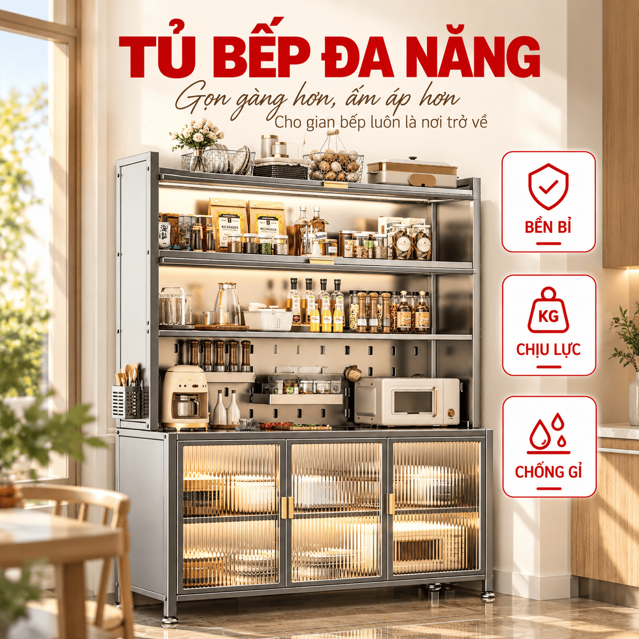 Tủ Bếp Đa Năng Thế Hệ Mới Vando