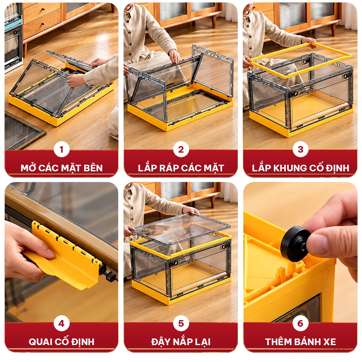 Tủ hộp để đồ gấp gọn VANDO