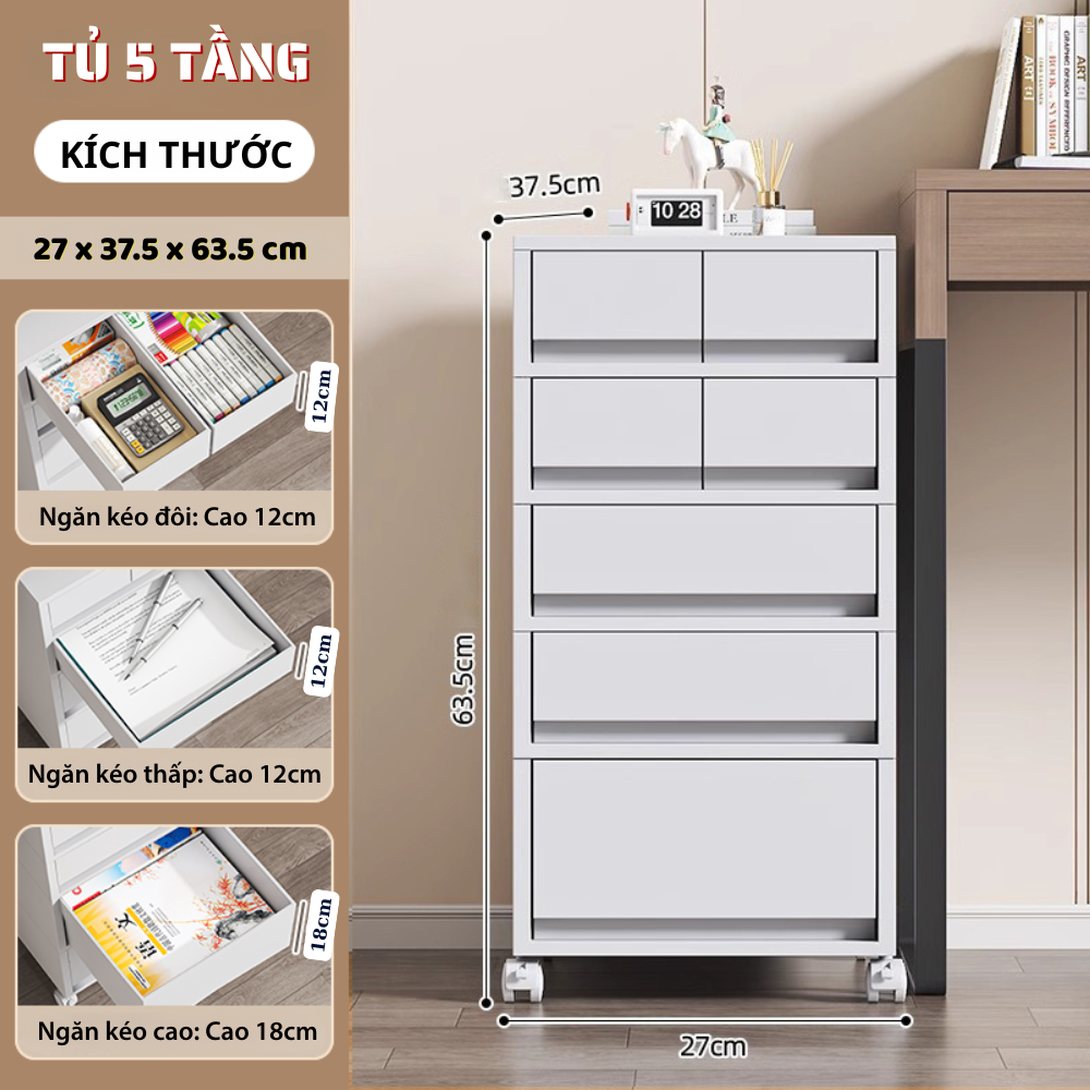 Tủ Ngăn Kéo Đa Năng Nguyên Khối – Gọn Gàng Chuẩn Phong Cách Hiện Đại